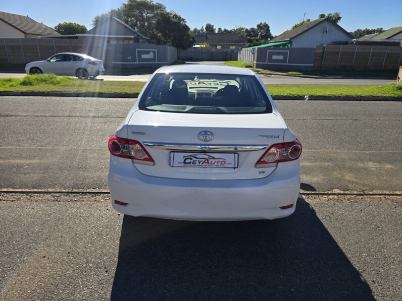 2011 Toyota Corolla 1.6 Auto
